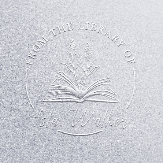 Book Name Embosser From The Library Of Embosser Stamp