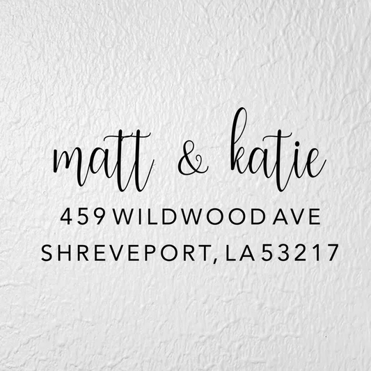 Mailing Address Stamp