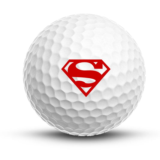 Custom Superhero Logo Golf Stamp