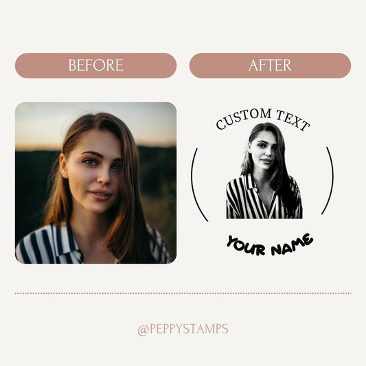 Customized Face Portrait Stamp