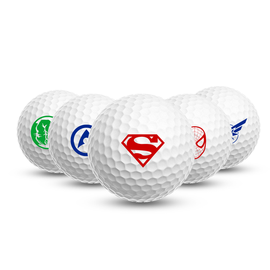 Custom Superhero Logo Golf Stamp