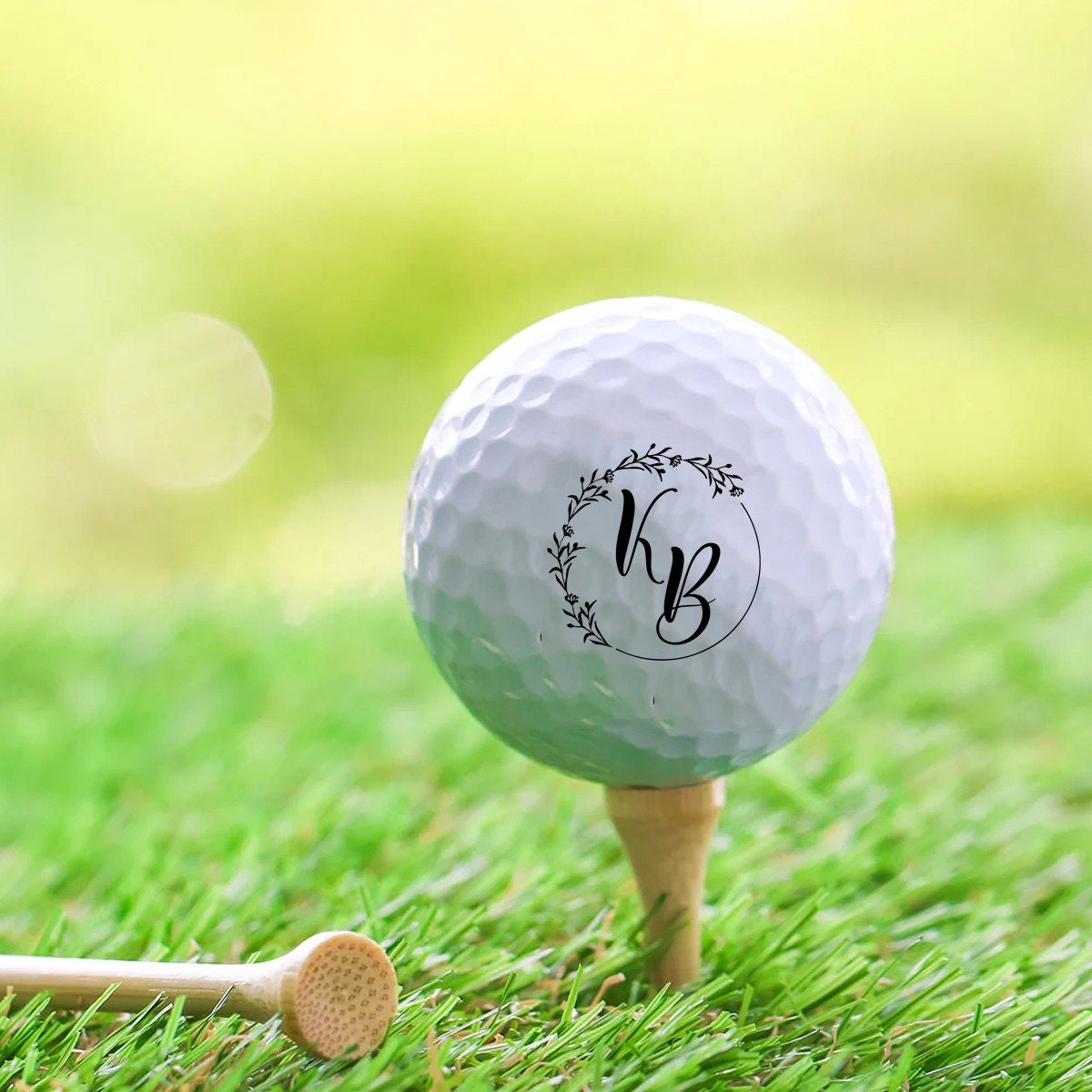 Custom Monogram Golf Stamp